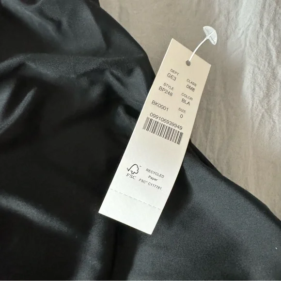 Jcrew Ruched one-shoulder swim dress, black 0 - Picture 7 of 8